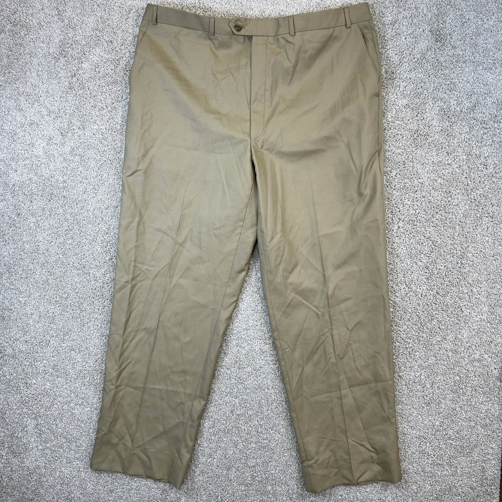 Lauren Ralph Lauren Dress Pants‎ Men 42x32 Tan Khaki Straight Leg Union Made